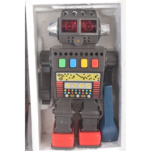 668 - A vintage Hong Kong made battery operated / sonic controlled Robot. The missile shooting robot with ... 