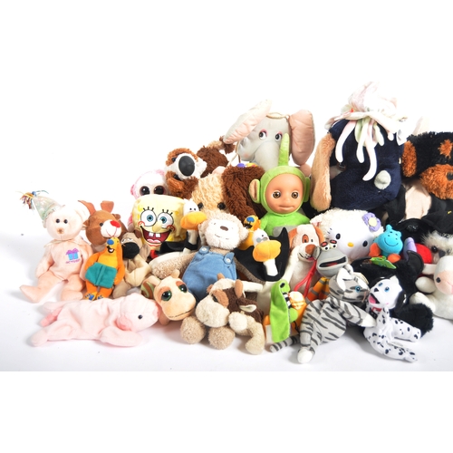 308 - Teddy Bears - a collection of x 30 assorted teddy bears / plush toys to include: Teletubbies, Ty, Hu... 