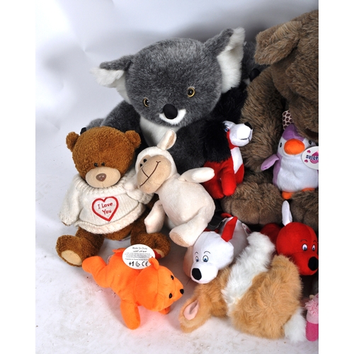 360 - Teddy Bears - a collection of x 25 assorted teddy bears / plush toys to include: A&A, Build a Bear, ... 