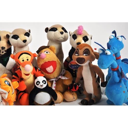 433 - Teddy Bears - a collection of x 18 assorted teddy bears / plush toys to include: Meercats, Build a B... 