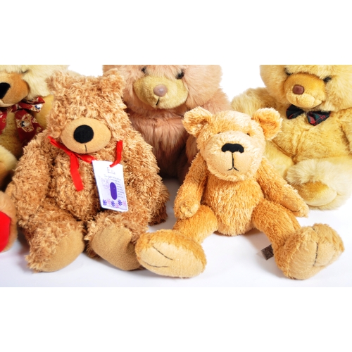 412 - Teddy Bears - a collection of larger x 6 assorted teddy bears / plush toys to include: Keel, Russ, P... 