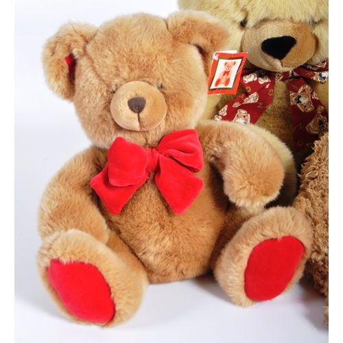 412 - Teddy Bears - a collection of larger x 6 assorted teddy bears / plush toys to include: Keel, Russ, P... 