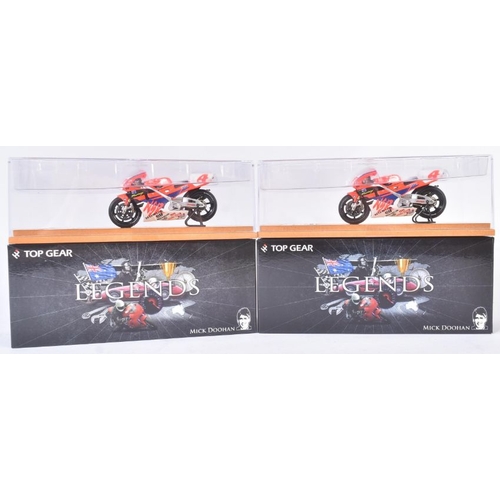 386 - Three factory sealed Australian Top Gear Legends 1/24 scale diecast model motorbikes. All models No.... 