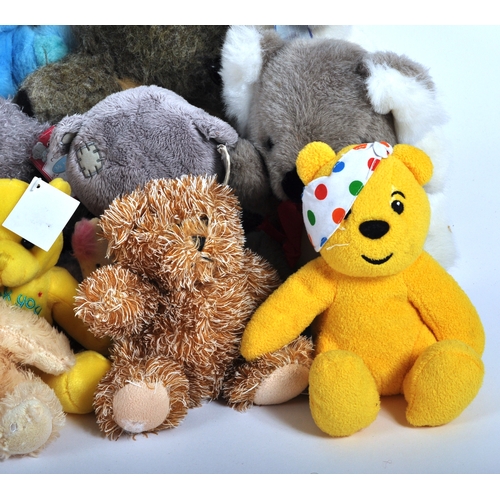 378 - Teddy Bears - a collection of x 15 assorted teddy bears / plush toys to include: Cuddles, Lefray, Gi... 