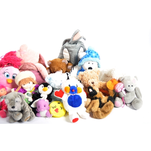 292 - Teddy Bears - a collection of x 20 assorted teddy bears / plush toys to include: Looney Tunes, Posh ... 