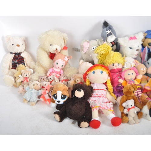 491 - Teddy Bears - a collection of x*NUMBER* assorted teddy bears / plush toys with a large number of bat... 