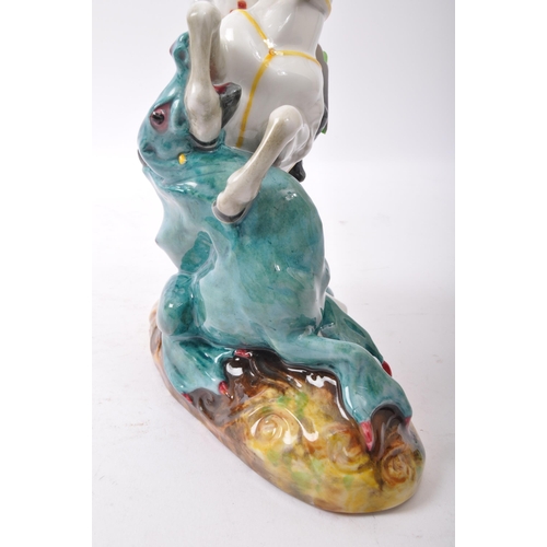 104 - Royal Doulton - St George - A vintage 20th century Royal Doulton figure entitled Ste George. No. HN2... 