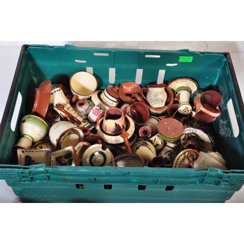 115 - Torquay & Dartmouth pottery tea service set. Large collection of vintage 20th Century ceramic potter... 