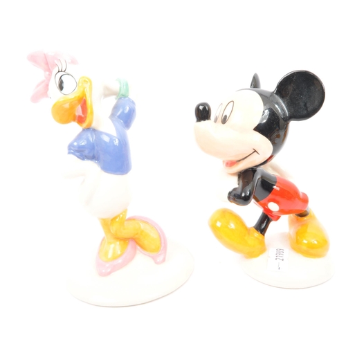 24 - Royal Doulton - Disney - The Mickey Mouse collection. 70 Years 1928 - 1998. Hand made and decorated ... 