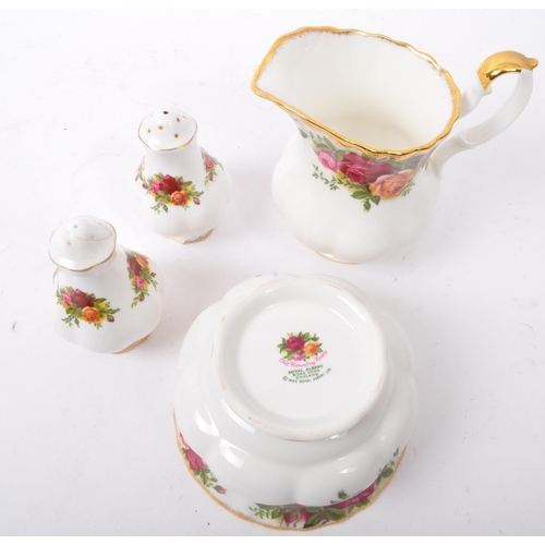 31 - A vintage 20th century circa 1960s Royal Albert 'Old Country Roses' tea service. The set comprising ... 