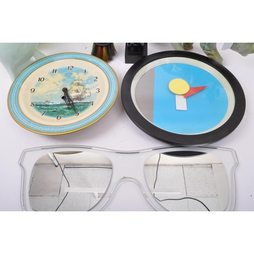 93 - An assortment of retro vintage 20th Century ceramics and glassware. Comprising of; a ceramic pottery... 