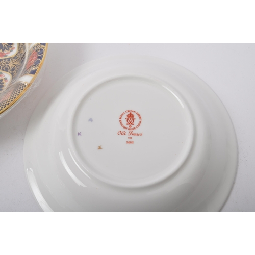 98 - Royal Crown Derby -  Cereal Bowls - Two vintage 20th century Royal Crown Derby NOS New Old Stock fin... 