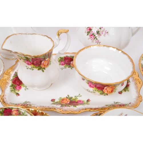 119 - An assortment of vintage 20th century Royal Albert fine bone china coffee services. The tea services... 