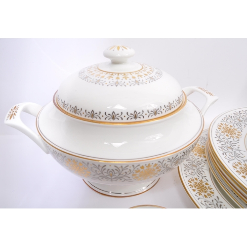 116 - A vintage 20th century circa 1960s Coalport fine bone china 'Spanish Lace' dinner service together w... 