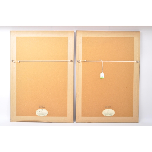 560 - Jovan Obican (French, 1918 - 1986) - A pair of vintage 20th century watercolours on paper from the F... 