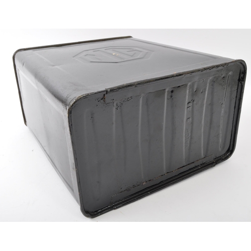 562 - Memorabilia Interest - A vintage retro mid 20th century MG Morris Garages motorcar petrol can painte... 