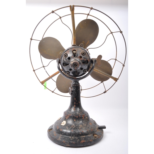 565 - An early 20th century Art Deco circa 1930s cast iron & brass Verity 