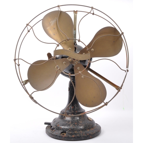 565 - An early 20th century Art Deco circa 1930s cast iron & brass Verity 