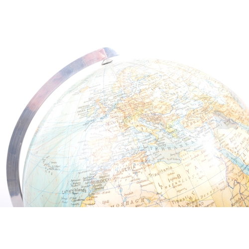 580 - A retro vintage mid 20th century circa 1960s German Dr. R. Neuse 'Columbus Globe' desk table top lam... 