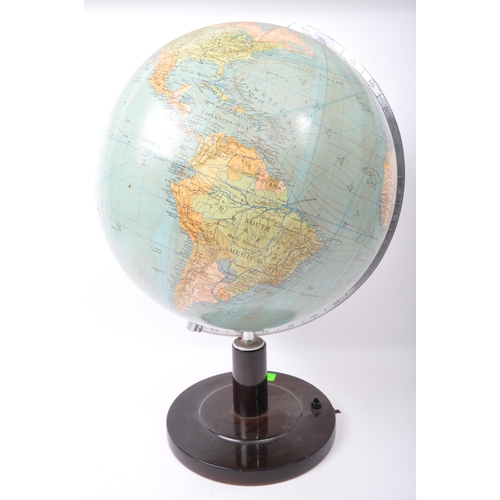 580 - A retro vintage mid 20th century circa 1960s German Dr. R. Neuse 'Columbus Globe' desk table top lam... 