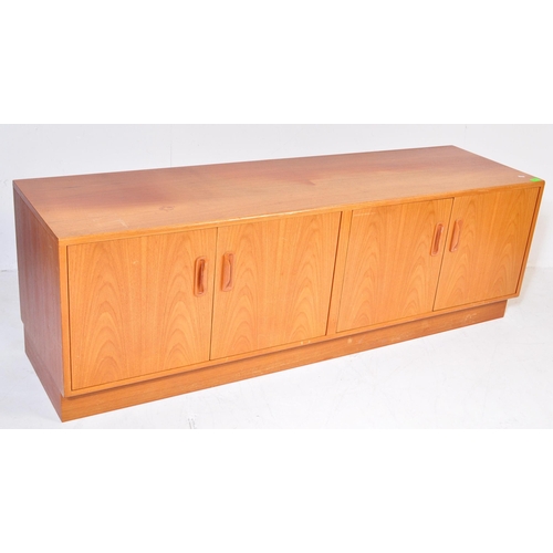 581 - G Plan - Fresco - A vintage retro mid 20th century G-Plan teak upright unit having a series of glaze... 