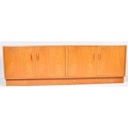 581 - G Plan - Fresco - A vintage retro mid 20th century G-Plan teak upright unit having a series of glaze... 