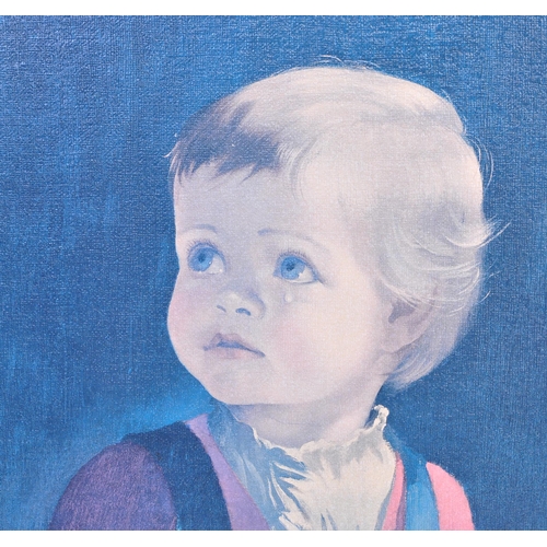 627 - Anna Zinkeisen (1901-1976) - A vintage mid 20th Century print on board entitled 'Childhood'. Set wit... 