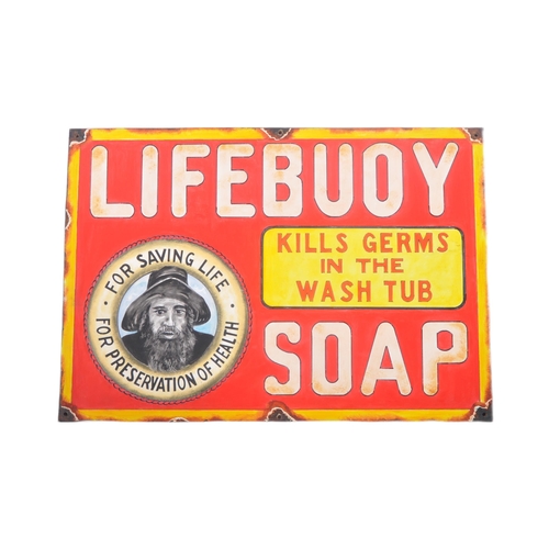 631 - Lifebuoy Soap - A Contemporary artists' impressions of traditional pictorial enamel advertising sign... 
