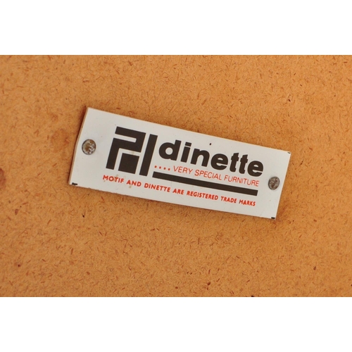 638 - Vico Magistretti for Habitat - Retro vintage mid 20th Century dining table with turned legs with lat... 