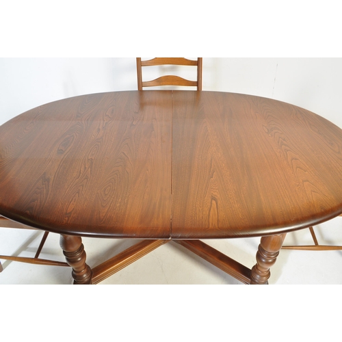 728 - Lucian Ercolani - Ercol - Old Colonial. An original retro vintage mid- century beech and elm golden ... 