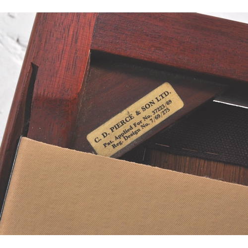 730 - A pair of retro vintage 20th century circa 1970s oak framed armchairs day beds, with adjustable seat... 