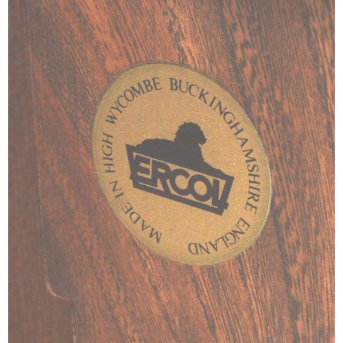 731 - Lucian Ercolani - Ercol - A retro vintage mid-century beech and elm golden dawn open front library b... 