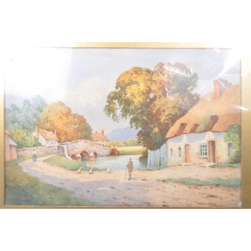 832 - F.H. Tyndale - A 19th Century Victorian watercolour painting landscape scene depicting Northbrook - ... 