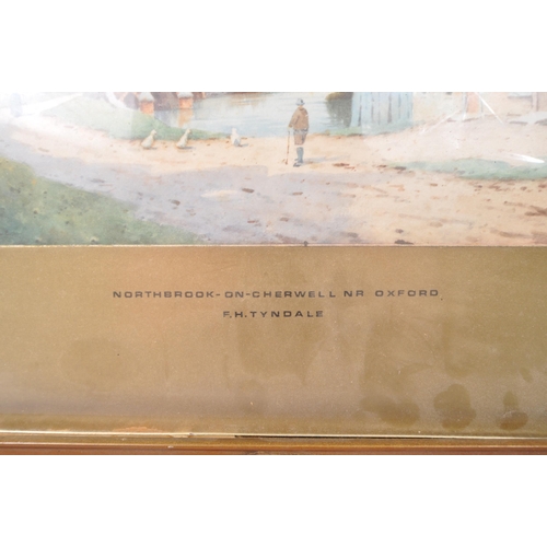 832 - F.H. Tyndale - A 19th Century Victorian watercolour painting landscape scene depicting Northbrook - ... 