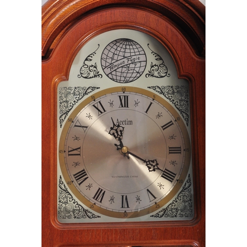 846 - A 20th century Kelvin Hughes brass & wood wall barometer. The lot together with a 20th century Accti... 