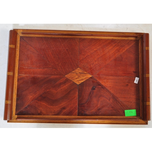 854 - An Edwardian early 20th century toilet swing mirror having empire style supports accompanied by an i... 