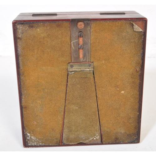 944 - A Victorian 19th century brass Vidie pattern Aneroid ships maritime barometer by Dent of Paris. The ... 