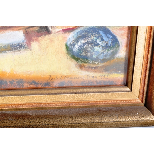 1041 - Rachel Hemming Bray (British, B.1947) - A Still life painting entitled Summer Flowers with Edward & ... 