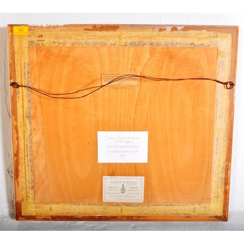 1041 - Rachel Hemming Bray (British, B.1947) - A Still life painting entitled Summer Flowers with Edward & ... 