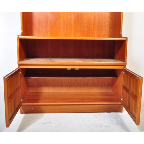 605 - British Modern Design - Nathan Furniture - A retro mid 20th century Nathan modular wall unit sideboa... 