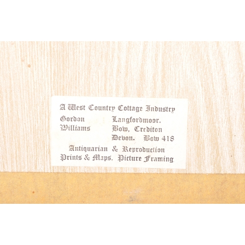 977 - Walter Henry Sweet (1899-1943) Sidmouth looking east. Signed in Pencil. Gallery blind stamps. Framed... 