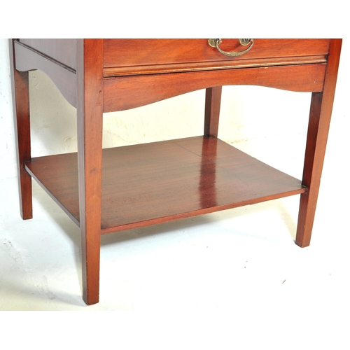 1053 - A 20th century  1920's style music cabinet having a bank of five music sheet filing drawers with hin... 