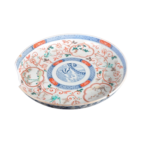127 - A large 19th Century Chinese / Japanese Imari charger plate. Central hand painted medallion featurin... 