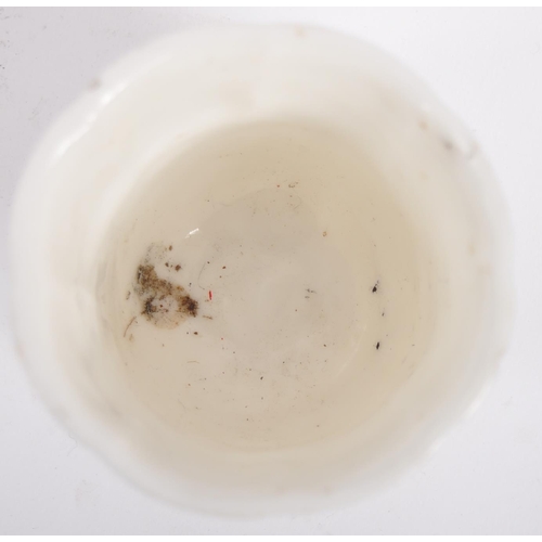 144 - A 18th century Blanc de Chine' porcelain tea / wine cup made in Dehua, China. A soft paste porcelain... 