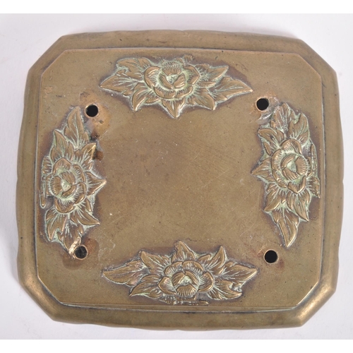 151 - An early 20th century Chinese bronze censer. A highly decorated censer depicting a phoenix on both p... 