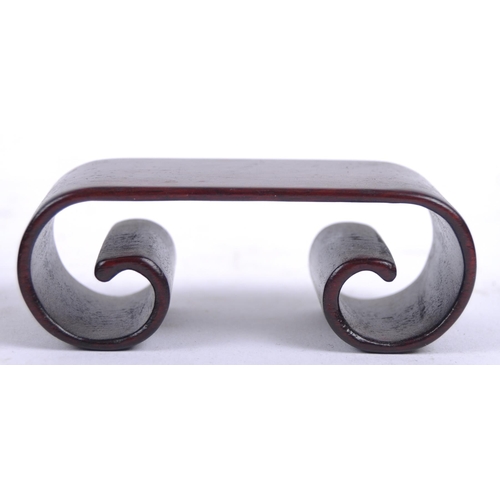 16 - A group of three Chinese carved hardwood stand dating from the 19th Century to include a large stand... 