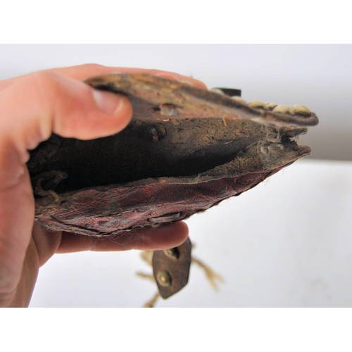 167 - An East Tibetan Flint or Tinder Pouch (Chuckmuck or Mechag). These purses are used by the nomadic Kh... 