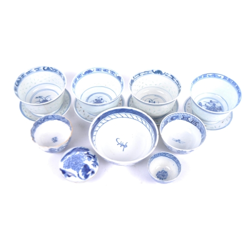 36 - A collection of Chinese blue & white porcelain dating from the 18th - 20th Century. Comprises hand p... 