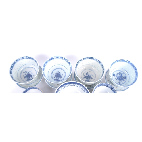 36 - A collection of Chinese blue & white porcelain dating from the 18th - 20th Century. Comprises hand p... 