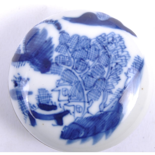 36 - A collection of Chinese blue & white porcelain dating from the 18th - 20th Century. Comprises hand p... 
